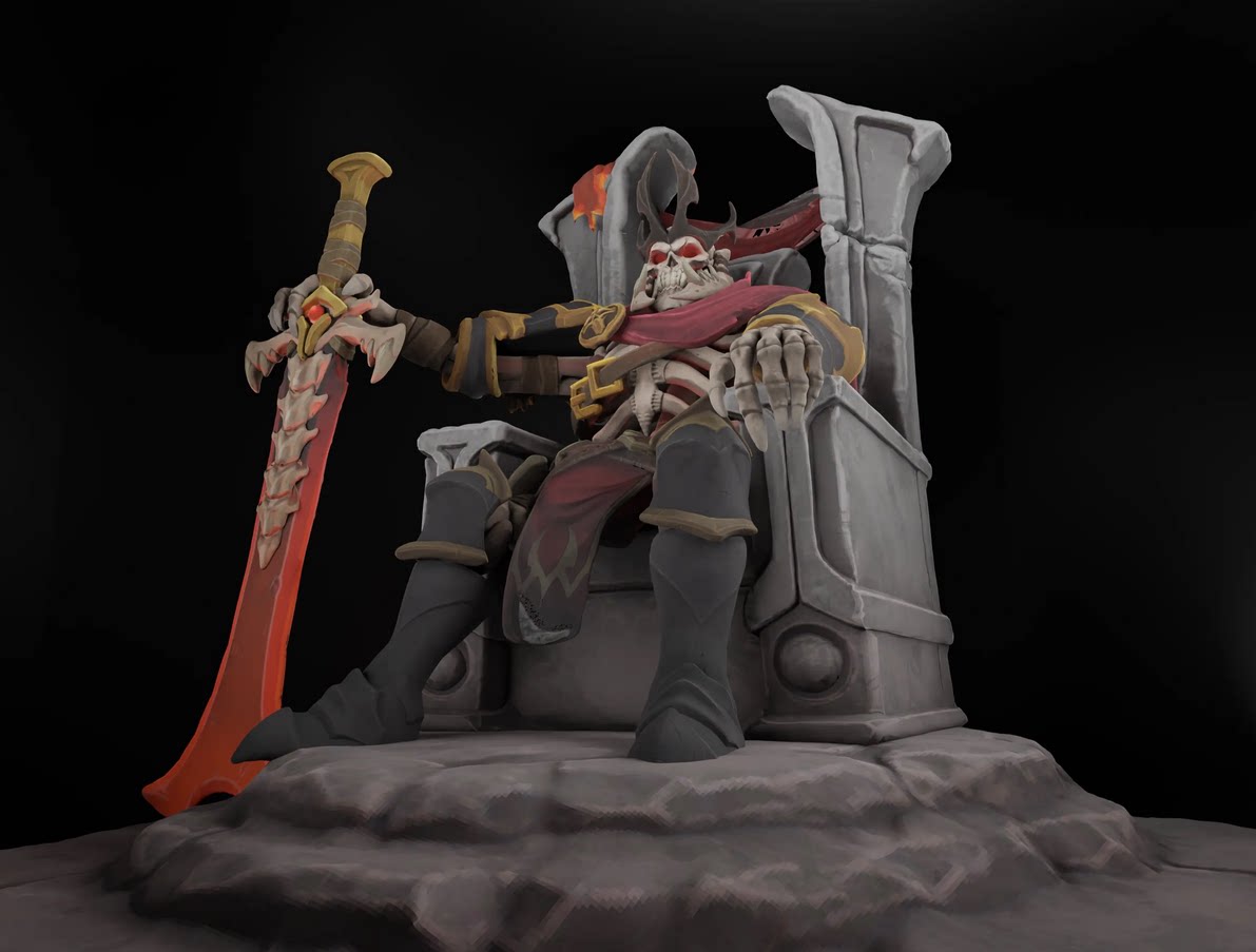 预售dota2刀塔2骷髅王冥魂大帝snk游戏手办模型送男友老公礼物