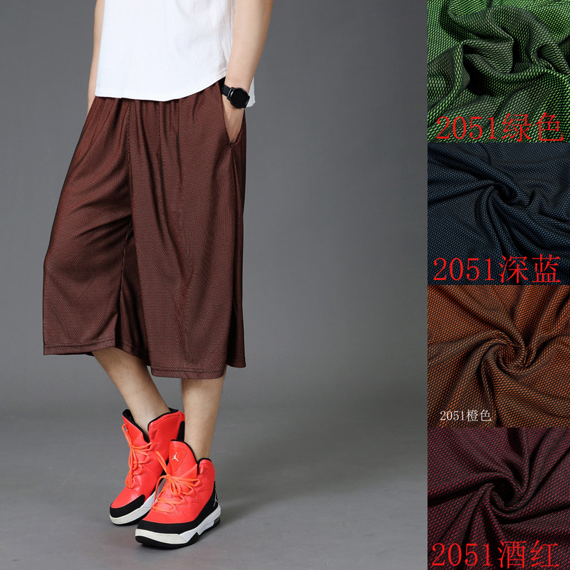 100-350斤胖子短裤薄款篮球裤加肥加大码运动中裤男士六分大裤衩