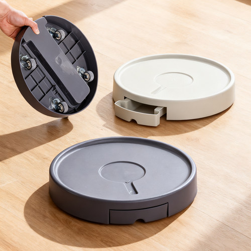 展望花盆托盘隐藏式滑轮带接水盒