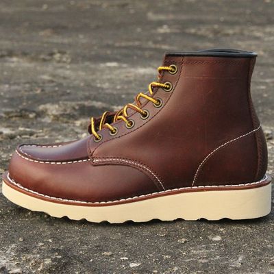 固特异复古机车靴四季高帮工装鞋