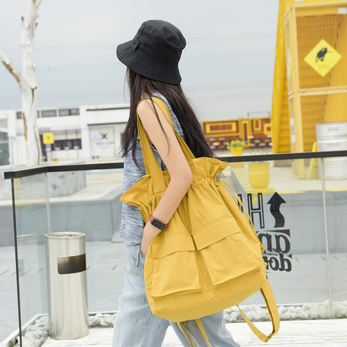 原创时尚工装单肩包旅行双肩背包