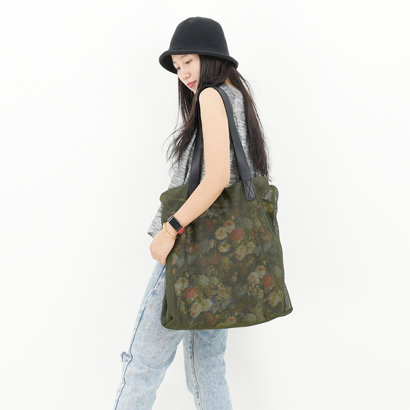 澄心女子原创新款潮流帆布手提包