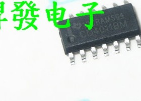 〖昇發电子〗四2输入端与非门 CD4011 CD4011BM CD4011BCM  贴片