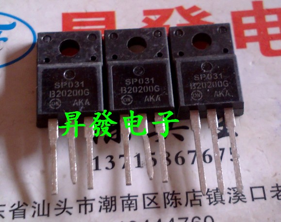 〖昇發电子〗肖特基二极管B20200G MBRF20200CT MBR20200CT