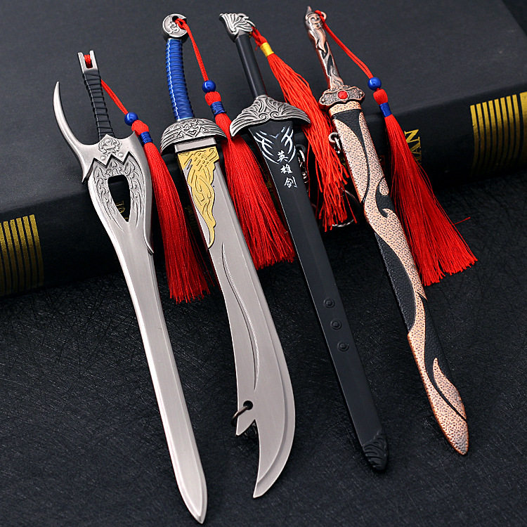 风云雄霸天下武器 聂风雪饮狂刀 步惊云绝世好剑 英雄剑合金兵器