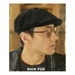 袋鼠Kangol Hawker灯芯绒丝绒英伦八角帽画家帽鸭舌帽子男女 Cord