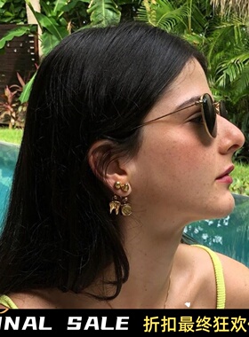 巴黎小众品牌SAFSAFU意大利制造24K镀金牙齿智齿筛子情侣欧美复古