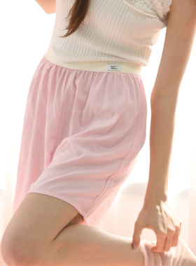 Jenny Ribbon珍妮裸睡感新概念二合一底裤女士居家 樱花粉