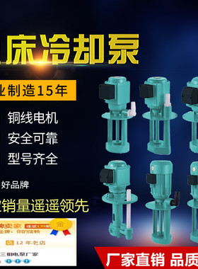 出口电压散热耐腐蚀塑料壳三相电泵机床冷却泵DB40/AB90/120/150W