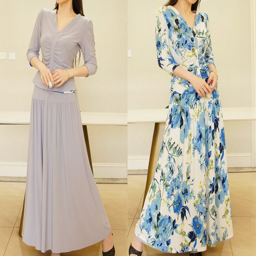 2026春夏新款两件套套装超长大码