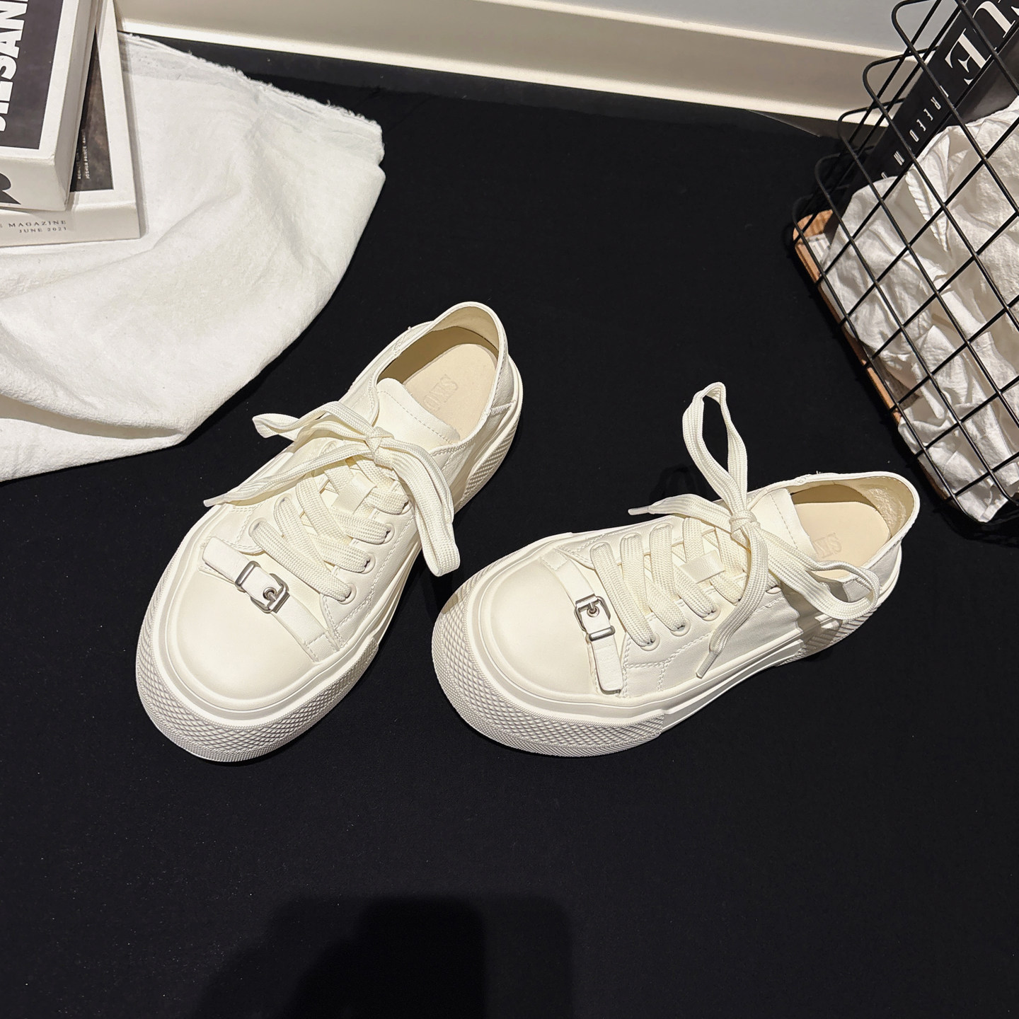 5.5CM~小牛皮两穿巨轻厚底小白鞋女配裙子休闲板鞋时尚运动鞋女鞋,女鞋,休闲板鞋,淘宝优惠券,粉丝福利购,淘宝优惠卷