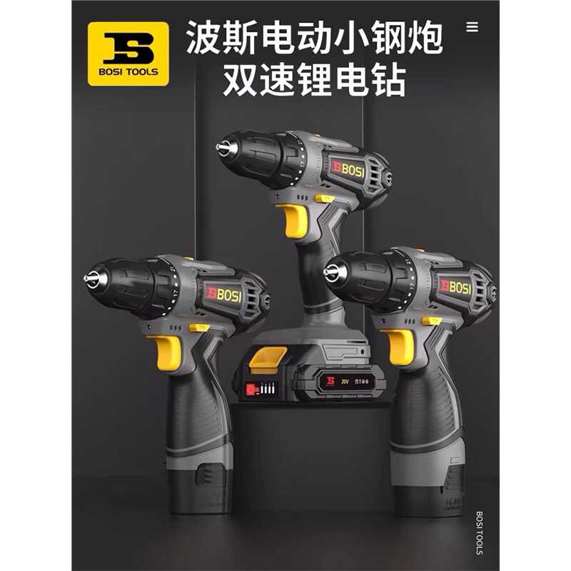 带冲击多功能手枪钻波斯12v