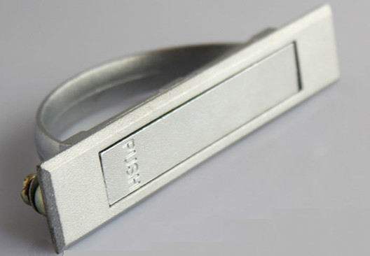 旋转锌合金隐藏式门扣手