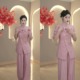 节上新新中式 盘扣刺绣上衣阔腿裤 两件套中国风复古唐装 春秋季 套装