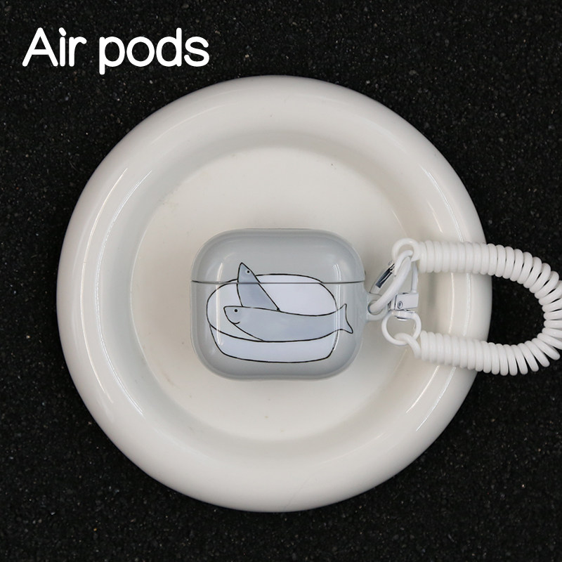 咸鱼苹果airpodspro2保护套airpodspro3菲林硬壳苹果4代耳机保护壳airpods3/pro保护套airpods1/2蓝牙耳机,3C数码配件,耳机保护套,淘宝优惠券,粉丝福利购,淘宝优惠卷