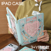 6苹果pro11平板壳iPad10.2防摔笔槽mini6 碧海3Y亚克力ipad7 11搭扣保护套2024硬壳air5 7保护壳2022
