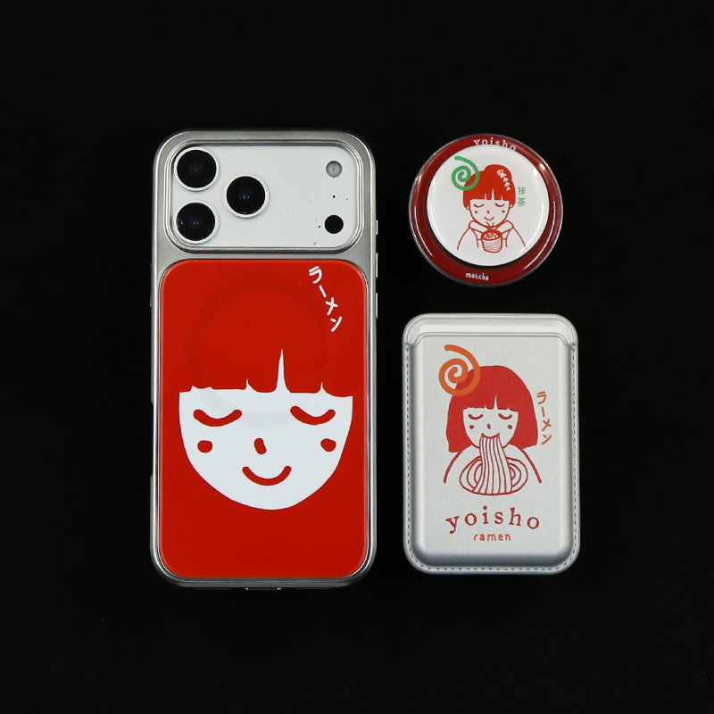 美食少女磁吸银框全包iPhone17/16/15/14手机15/16promax防摔11/12pro15/16pro保护壳13/14/12/17max