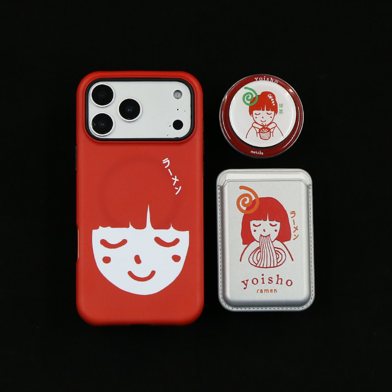 美食少女磁吸菲林二合一全包iPhone17/16/15/14苹果手机壳17promax防摔11/12pro15/16pro保护壳14/12/13