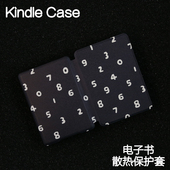 kinddel558入门版 2新款 黑底个数Kindle保护套Paperwhite4 kpw5 4青春版 咪咕版 X软壳电子书阅读器皮套958软
