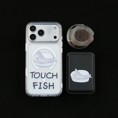 摸鱼苹果iPhone17/16手机壳iPhone15/14透明壳磁吸15pro/iphone14promax防摔保护壳12pro13卡包壳