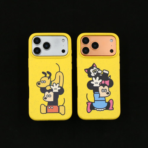 情侣苹果iPhone17promax手机壳iPhone16promax/15pro降解软壳硅胶iphone14/13pro防摔软壳磁吸支架泡泡骚通用