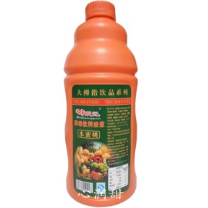 包邮大拇指水蜜桃味 大拇指味状元果汁 浓缩饮料浓浆 2升