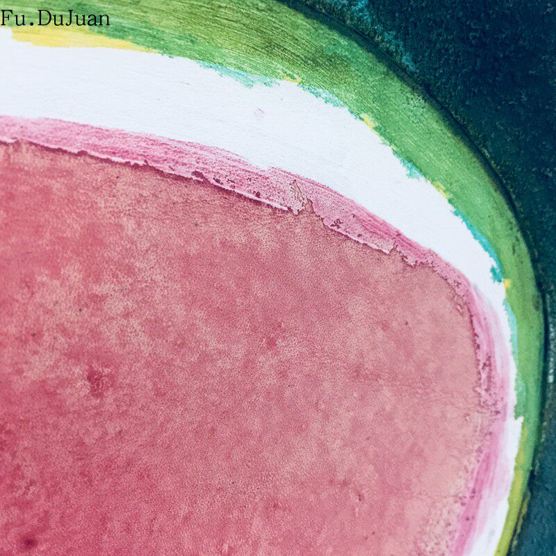 中国创新品牌设计师 Fu.DuJuan 手提包 艺术手绘 植鞣牛皮 不规则