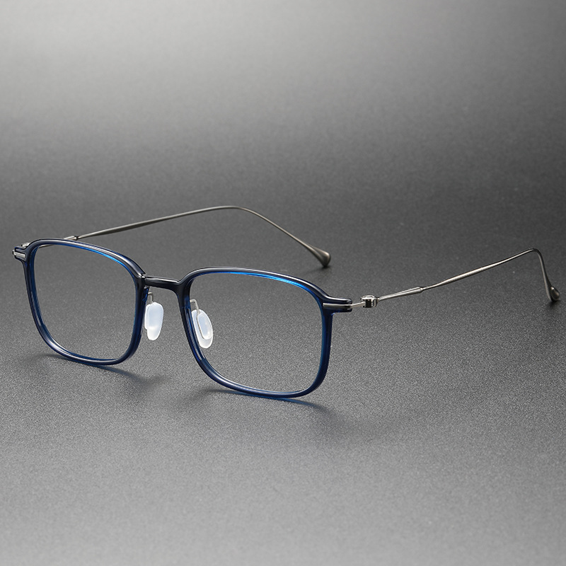 网红眼镜框 素颜神器塑钢钛女款8644可配近视平光 透明眼镜架