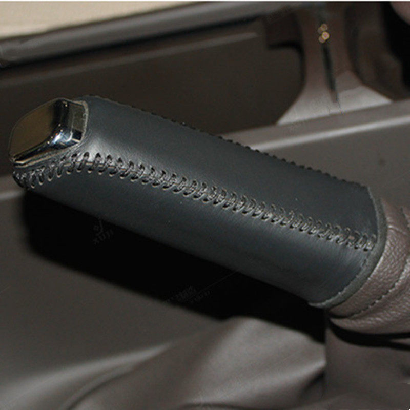 专用别克09-10-12-15年君威 手刹套 改装内饰驻车手刹拉手套真皮