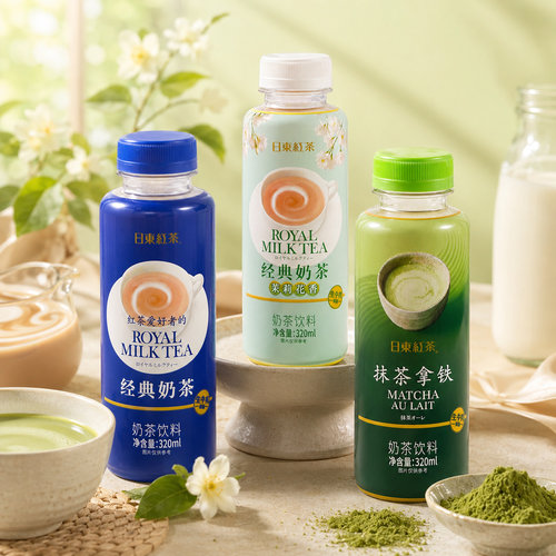 日东红茶经典奶茶饮料抹茶拿铁味