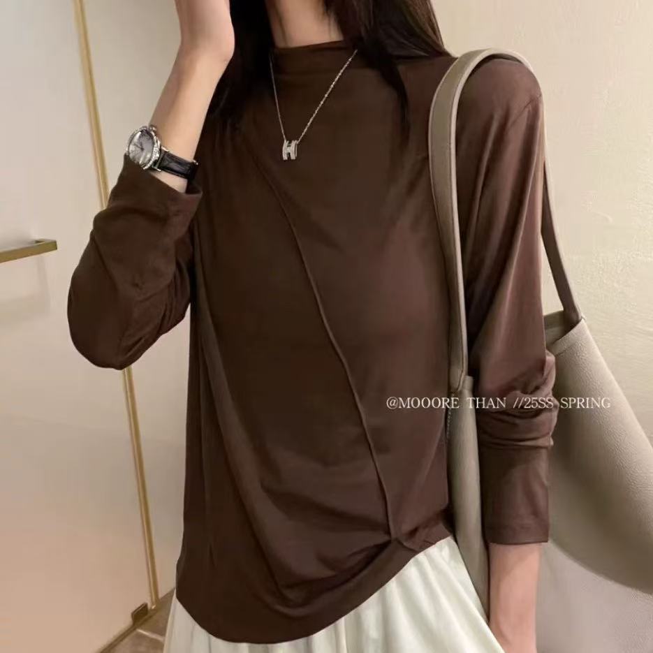 M95/修身显瘦半高领打底衫-is11.13