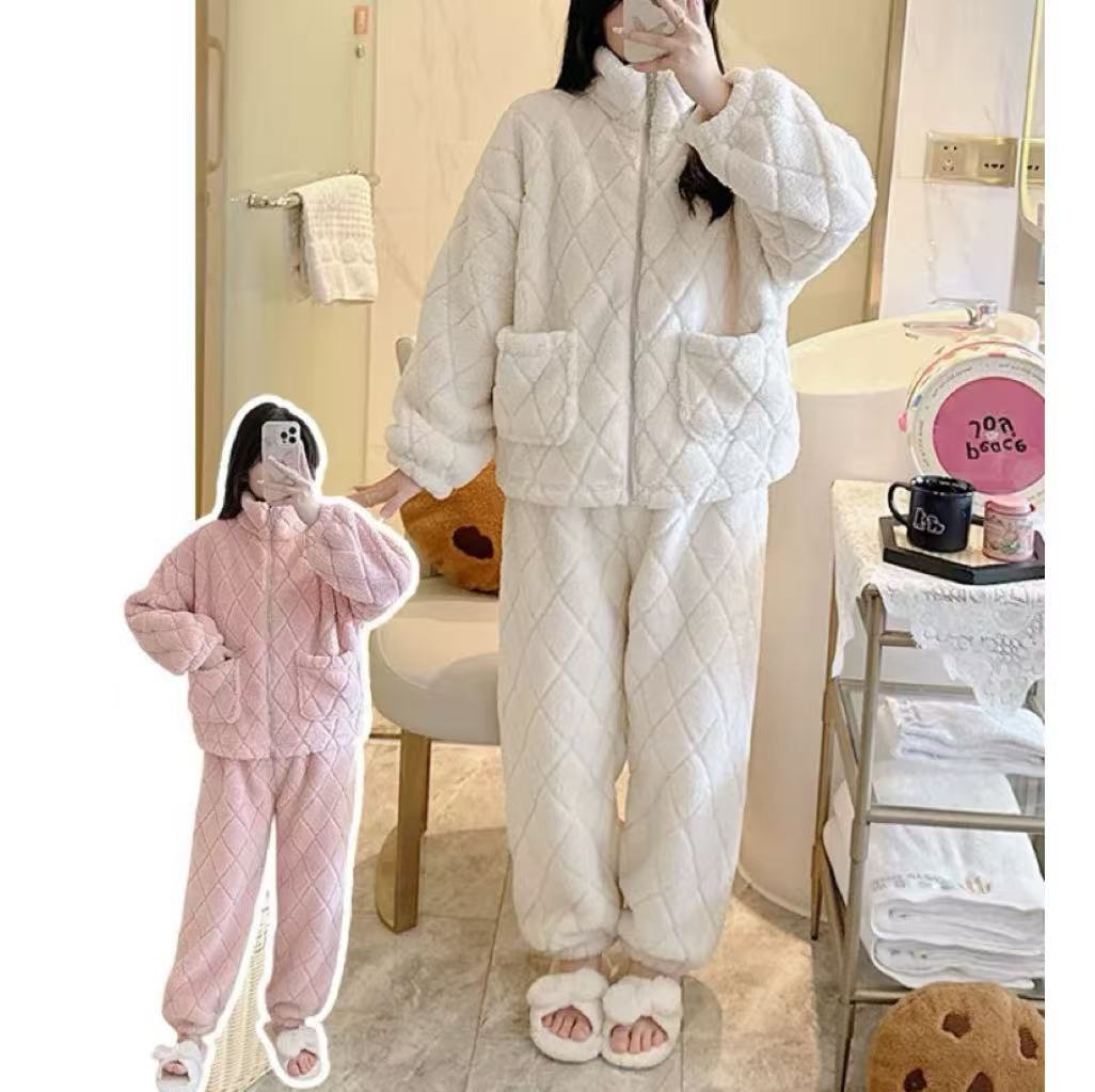 立领加厚家居服套装-fy-12.1