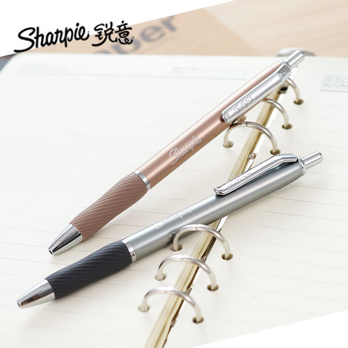 锐意按动金属杆中性笔0.5mm