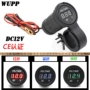 Phụ kiện sửa đổi dụng cụ xe máy vạn năng vạn năng xe vôn kế DC - Power Meter dong ho xe may