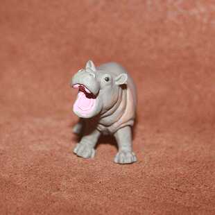 野生动物 仿真动物模型玩具摆件 河马 散货 safari正品