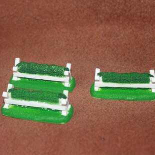 花坛篱笆栅栏 赛马场地 safari 仿真场景模型玩具摆件