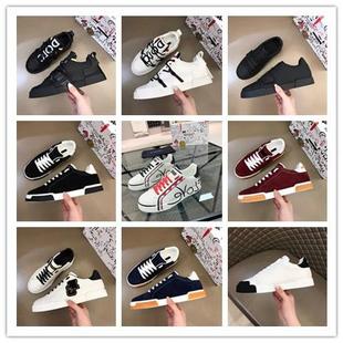 2023欧洲站运动鞋板鞋休闲男鞋奢侈品DG1杜嘉小白鞋真皮平底潮鞋