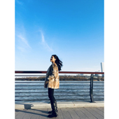 TANG 青根貂水貂皮草外套 重磅优雅V领系带 TOWN 自制