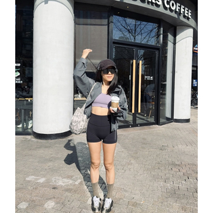 羊毛混纺拼接连帽休闲外套 解构设计焕亮衣身层次 TANG TOWN自制