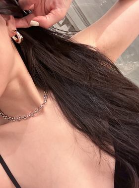 半银项链女新款欧美时髦百搭