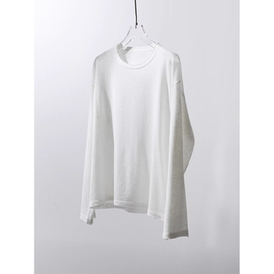 随性圆领针织套衫 TANG 呼吸感轻薄干爽全亚麻 春夏刚需 T恤 TOWN