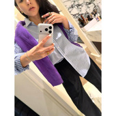 高密不易皱长绒棉随性INS风色织条纹衬衫 破格单调 TOWN自制 TANG