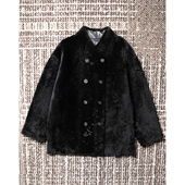 TANG 皮草外套 土耳其进口羊皮毛一体宽松双排扣中长款 TOWN 自制