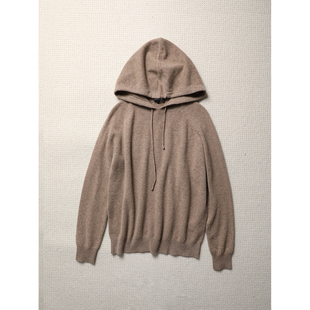 毛衣 洋气点子纱纯羊绒柔软保暖宽松慵懒云朵连帽针织衫 TANG TOWN