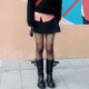 短裤 TANG 女 时髦与实穿兼备 精纺羊毛两侧拉链裙裤 TOWN 自制