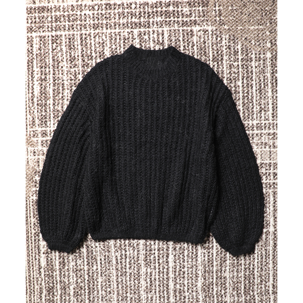 TANG TOWN马海毛/羊毛 软糯细腻 柔软蓬松 慵懒针织衫/宽松大毛衣