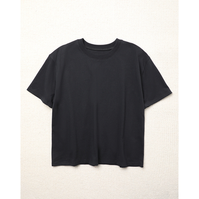 TANG TOWN 不费力的松弛感 简约休闲高支全棉 圆领宽松短袖T恤