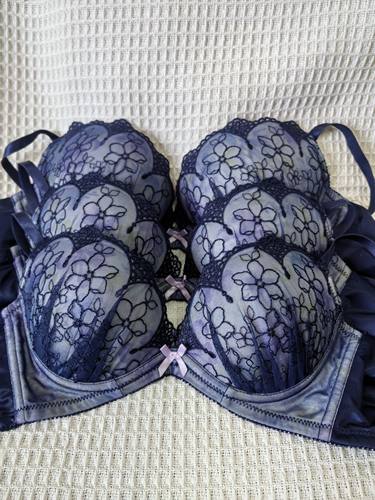 70B75C日韩欧美内衣文胸有钢圈聚拢蕾丝多扣无插垫122