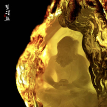 蜜蜡手串天然琥珀原矿鸡油黄蜜蜡原石手镯吊坠手链圆珠子项链饰品