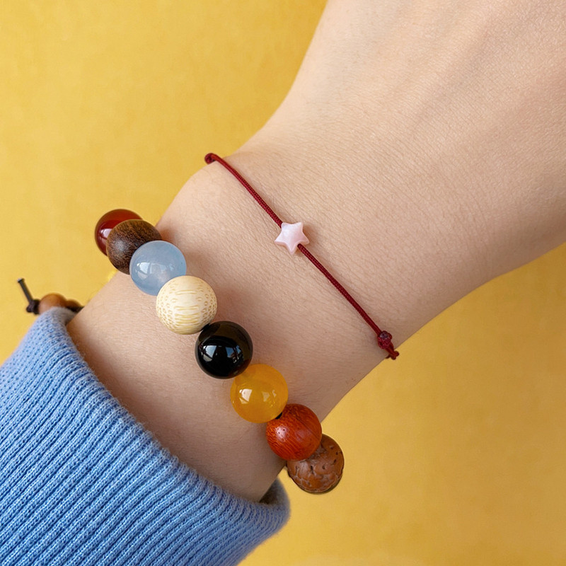 十八籽菩提手链18籽手串念珠男女串珠新中式国潮复古情侣手环礼物,饰品/流行首饰/时尚饰品新,手链,淘宝优惠券,粉丝福利购,淘宝优惠卷